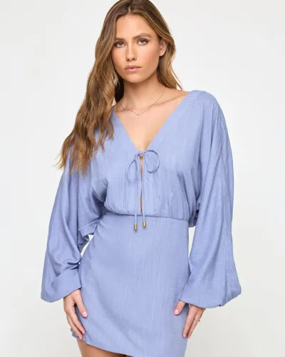 L*space Deia Mini Dress In Blue