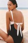 L*space Descanso Colorblock One-piece Swimsuit In Multi