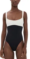 L*space Descanso One Piece Black/cream In Black