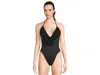 L*space Desert Days One-piece Womens Black Nylon Stretch Swimsuits Buu337 In Multi