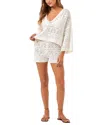 L*space Diamond Eye Crochet Cover-up Shorts In White