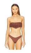 L*space Dixie Bikini Top In Cafe