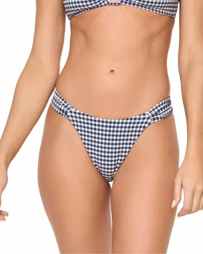 L*space Dolce Bikini Bottom In Atta Girl Gingham In Multi