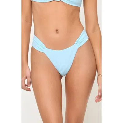 L*space Lspace Dolce Bitsy Bikini Bottoms In Blue