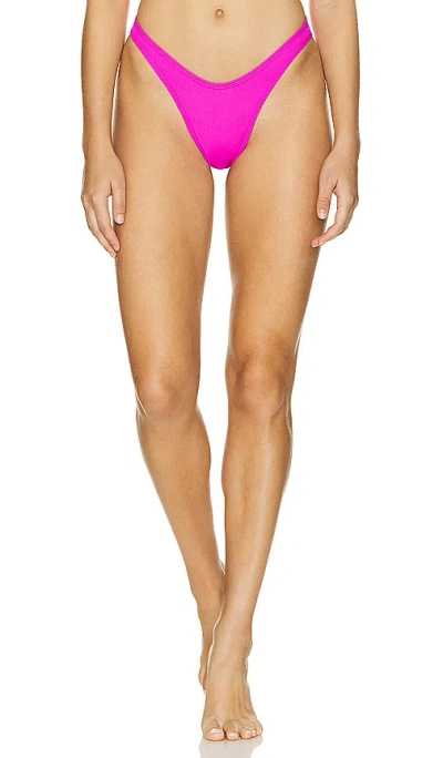 L*space Dominic Bikini Bottom In Bright Fuchsia