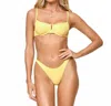 L*space Donnie Bikini Bottom In Daisy In White
