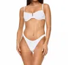 L*space Donnie Bikini Bottom In White In White
