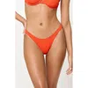 L*space Lspace Donnie Bitsy Bikini Bottoms In Orange