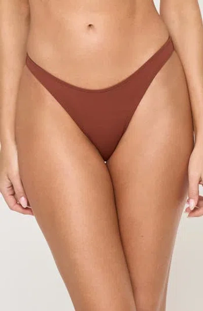 L*space Lspace Donnie Bitsy Swim Bottoms In Brown
