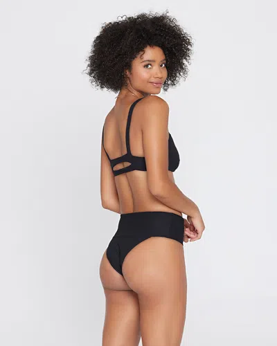 L*space Eco Chic Repreve Desi Bikini Bottom In Black