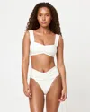 L*space Eco Chic Repreve Marlee Bikini Top In White