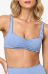 L*space Lspace Effie Bikini Top In Blue