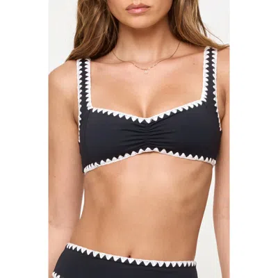 L*space Lspace Effie Shirred Swim Top