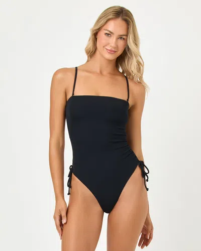 L*space Elise One Piece Swimsuit In Black