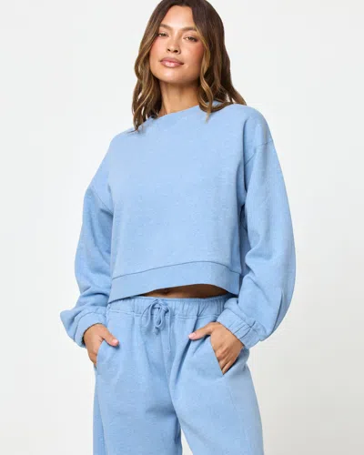 L*space Fleur Sweatshirt In Blue