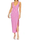 L*space Lspace Florence Rib Maxi Sweater Dress In Multi