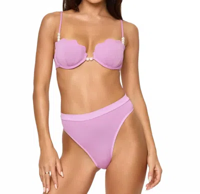 L*space Frenchi Bikini Bottom In Mauve In Purple