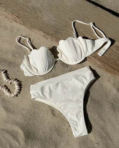 L*space Frenchi Bikini Bottom In White