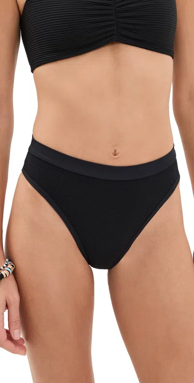 L*space Frenchi Bitsy Bikini Bottoms Blk In Black