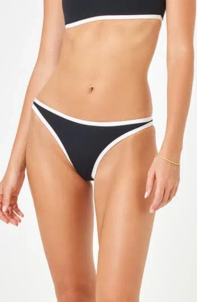 L*space Lspace Fused Camacho Cheeky Bikini Bottoms