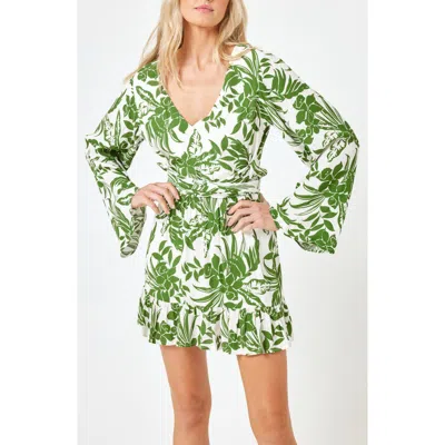 L*space Lspace Geneva Long Sleeve Cover-up Dress In Destination Paradise
