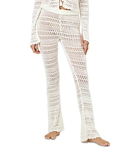 L*space Golden Hour Crochet Trousers In Cream