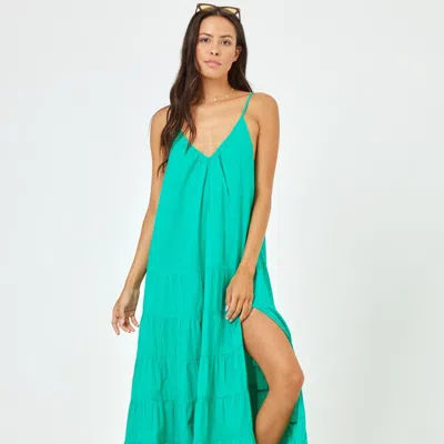 L*space Lspace Goldie Cover-up Maxi Dress In Blue