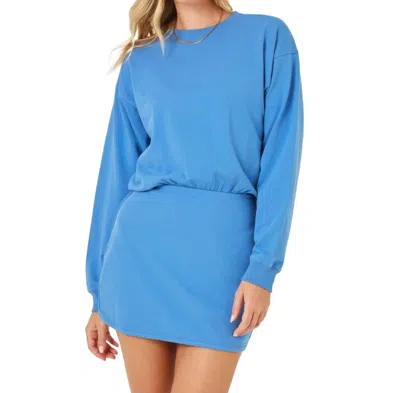 L*space Groove Mini Dress In Off Shore Blue In Multi