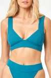 L*space Lspace Hailey Rib Bikini Top