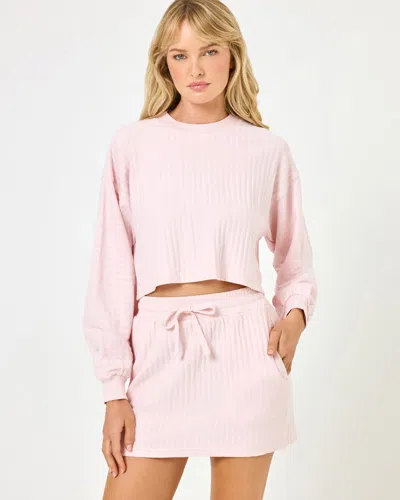 L*space Half Court Pullover In Pink