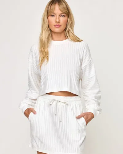 L*space Half Court Pullover In White