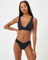 L*space Fused Harley Bikini Top In Black