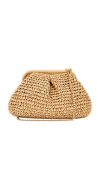 L*space Lspace Harmony Convertible Raffia Clutch In Brown