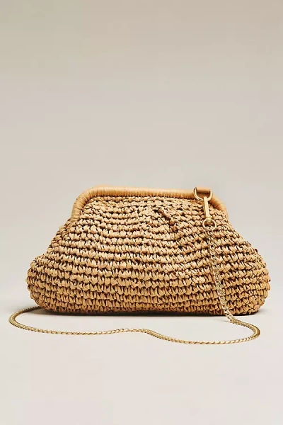 L*space Harmony Raffia Clutch In Sand