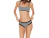 L*space Hart Bitsy Bikini Bottom In Domino Stripe In Multi