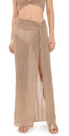 L*space Heart Of Gold Skirt Metallic Gold In Metallic Gold