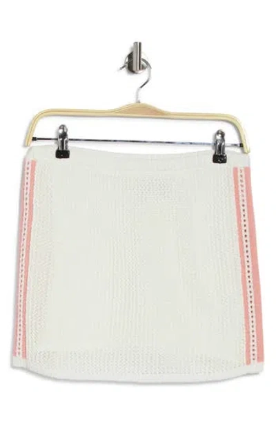 L*space Lspace Heart Stopper Cotton Blend Miniskirt In White