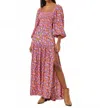 L*space Heidi Maxi Dress In Positively Poppies In Pink