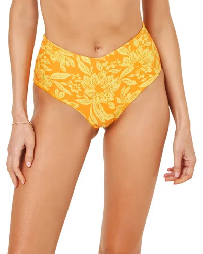 L*space High Tide Classic Bikini Bottom In Orange