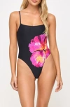 L*space Lspace Holly One-piece Swimsuit In Black