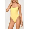 L*space Lspace Holly Rib One-piece Swimsuit In Daisy