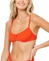 L*space Hunter Underwire Bikini Top In Multi