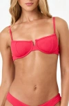 L*space Lspace Hunter Underwire Bikini Top In Pink