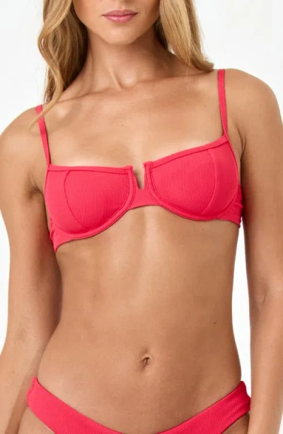 L*space Lspace Hunter Underwire Bikini Top In Pink