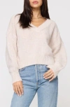 L*space Lspace Icon V-neck Pullover Sweater In Neutral