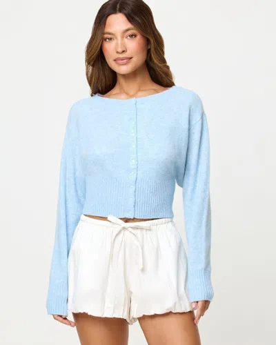 L*space In The Moment Cardigan In Blue