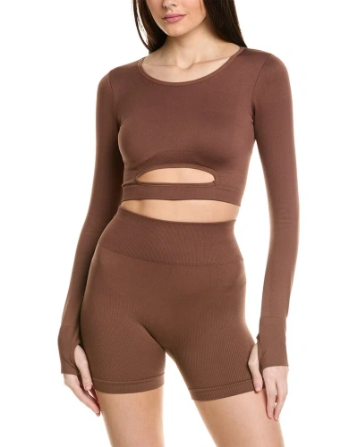 L*space In The Zone Top In Brown
