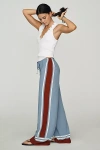 L*space Inwind Wide-leg Pants In Blue