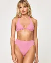 L*space Lspace Isa Underwire Bikini Top In Pink