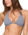 L*space Isa Bikini Top In Atta Girl Gingham In Multi